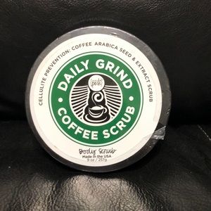 Perfectly posh coffee scrub